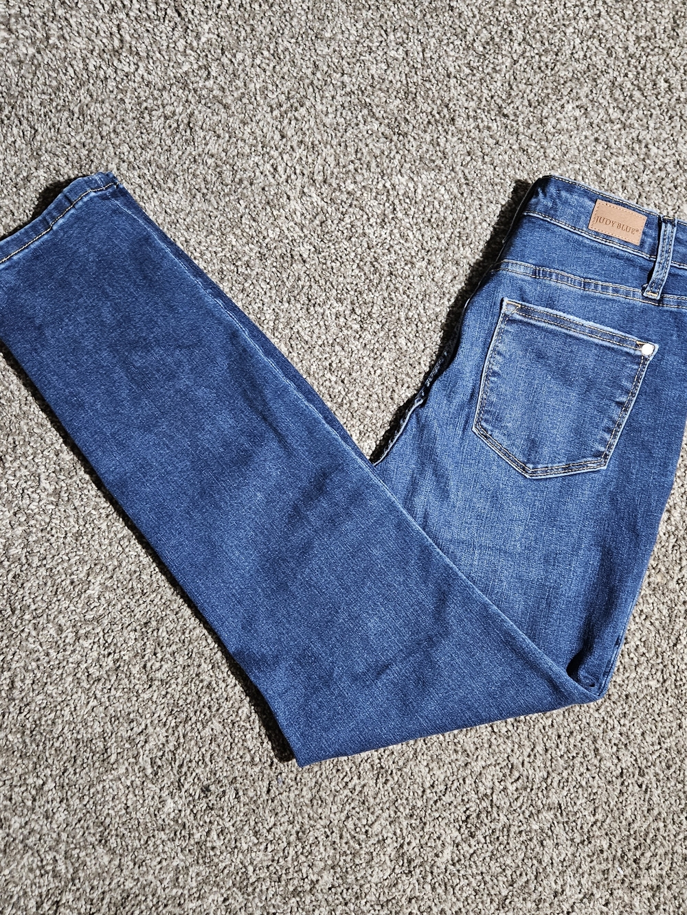 Judy Blue Boyfriend Fit Jeans Medium Wash Stretch Denim Size 3/26 Juniors